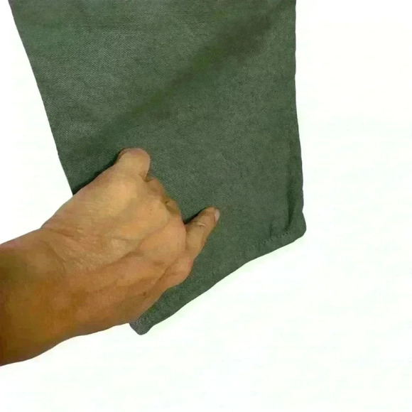 J. Crew cypress green Tie Waist relaxed casual comfy camp pants size Medium - Picture 12 of 16